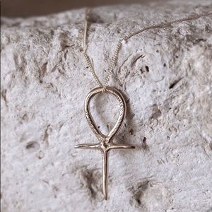 Catorilife Ankh Amulet Necklace 🔥 originally $640, 20” 14k gold pendant